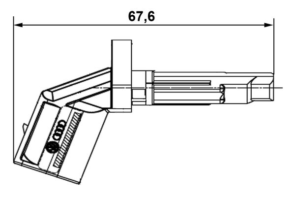 Sensor, wheel speed - 0 265 007 928 BOSCH