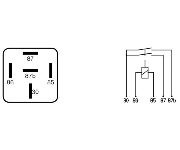 Relay, main current - 0 332 015 001 BOSCH