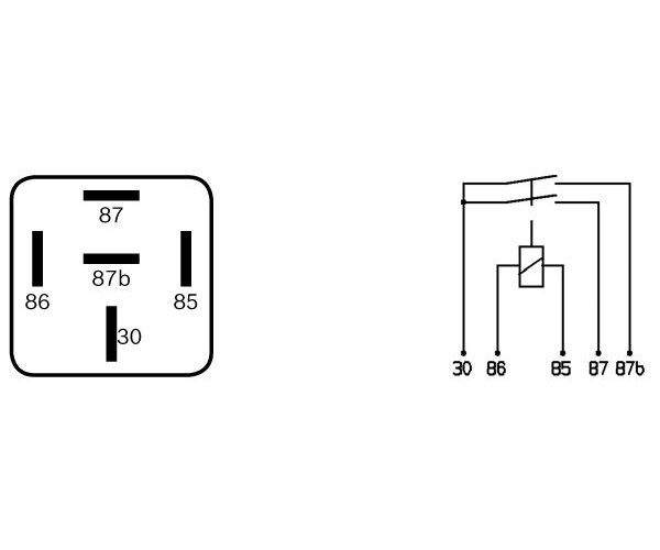 Relay, main current - 0 332 015 006 BOSCH