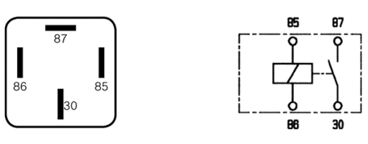 Relay, main current - 0 332 019 205 BOSCH