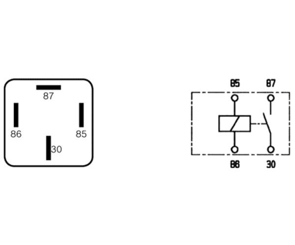 Relay, main current - 0 332 019 205 BOSCH