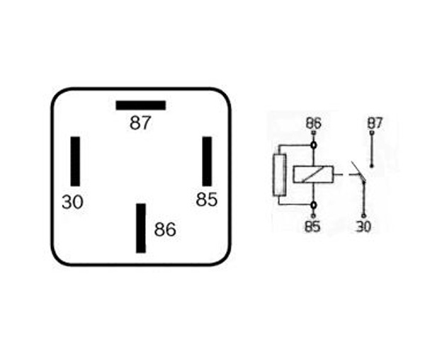 Relay, main current - 0 332 019 456 BOSCH