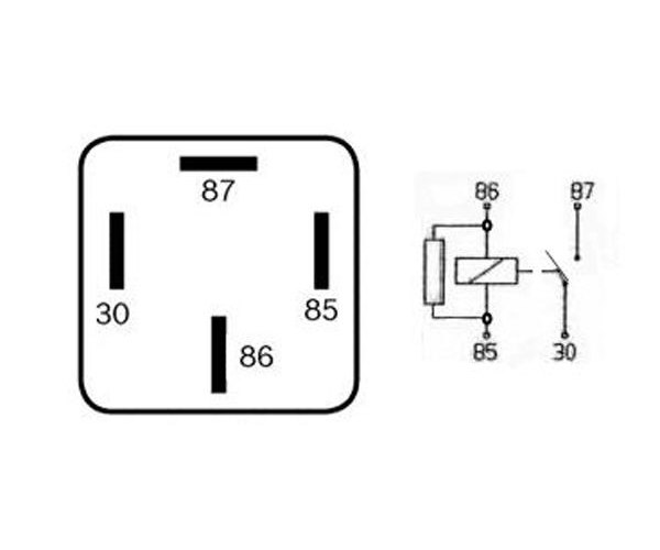Relay, main current - 0 332 019 456 BOSCH