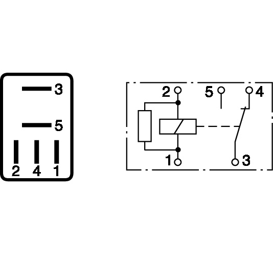 Relay, glow plug system - 0 332 201 107 BOSCH