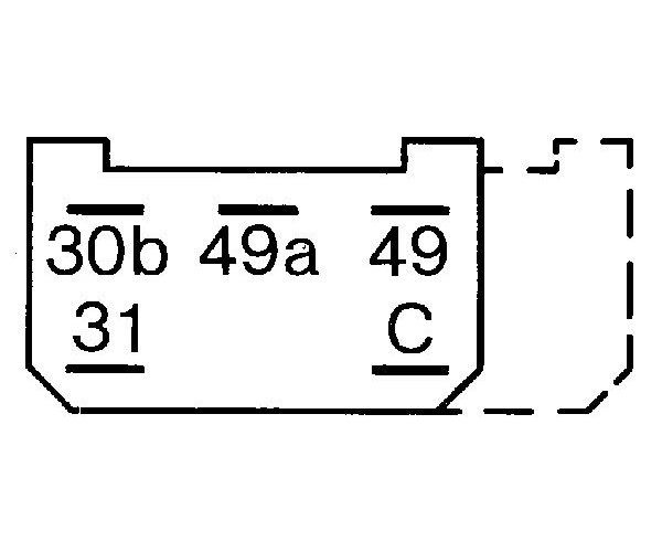 Flasher Unit - 0 335 215 143 BOSCH