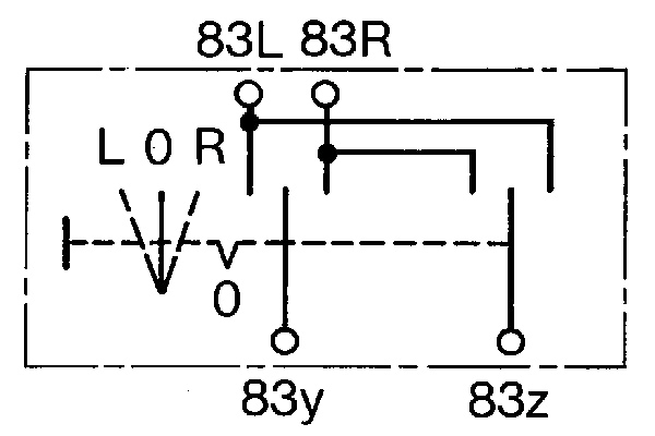 Switch, window regulator - 0 343 302 003 BOSCH