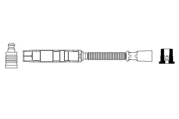 Ignition Cable - 0 356 912 950 BOSCH