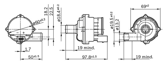 Additional Water Pump - 0 392 023 004 BOSCH