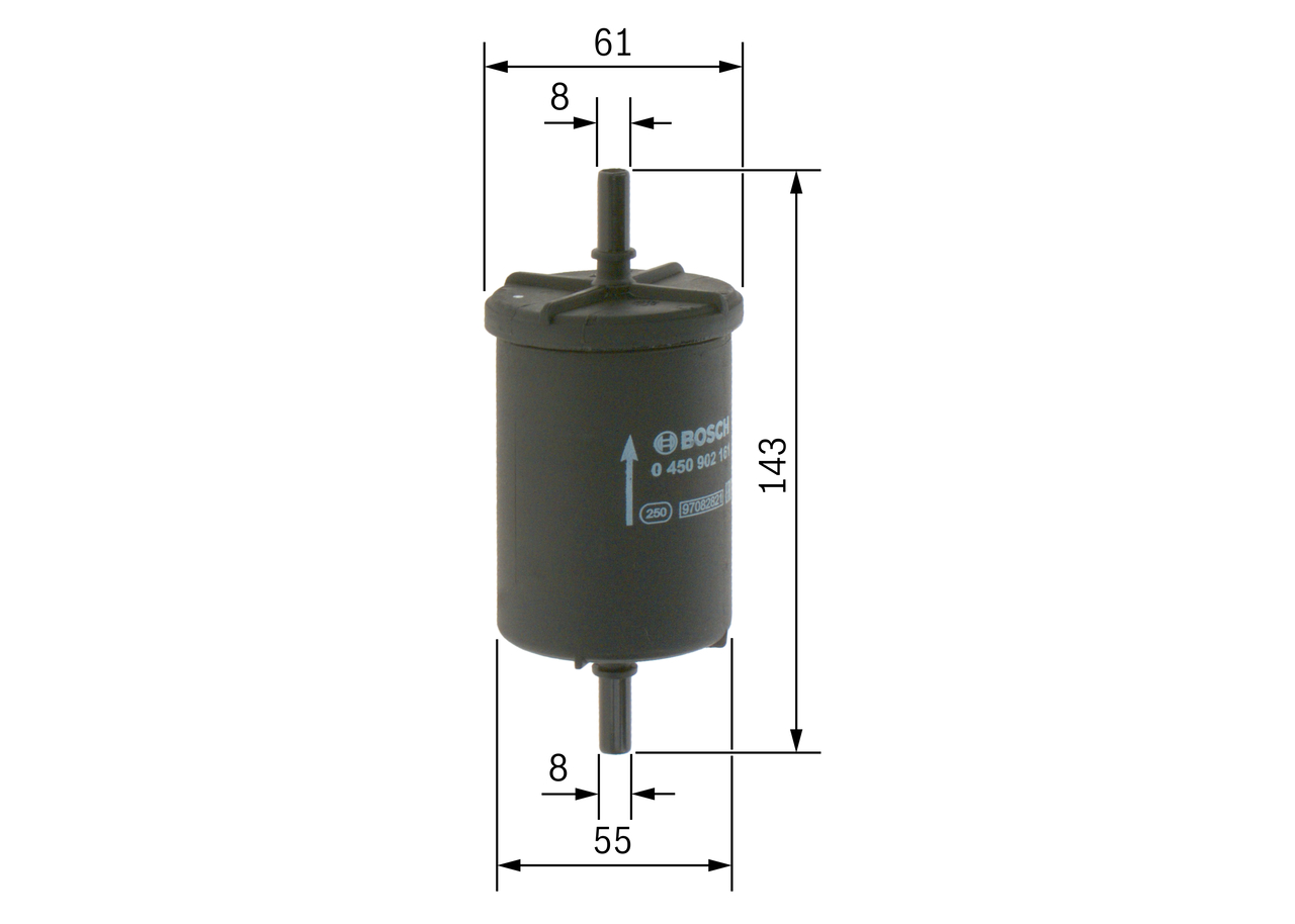 Fuel filter - 0 450 902 161 BOSCH