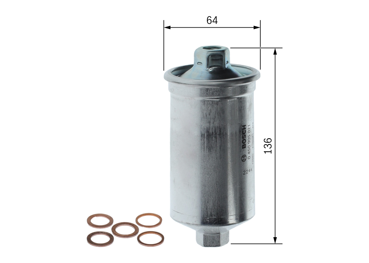 Fuel filter - 0 450 905 021 BOSCH
