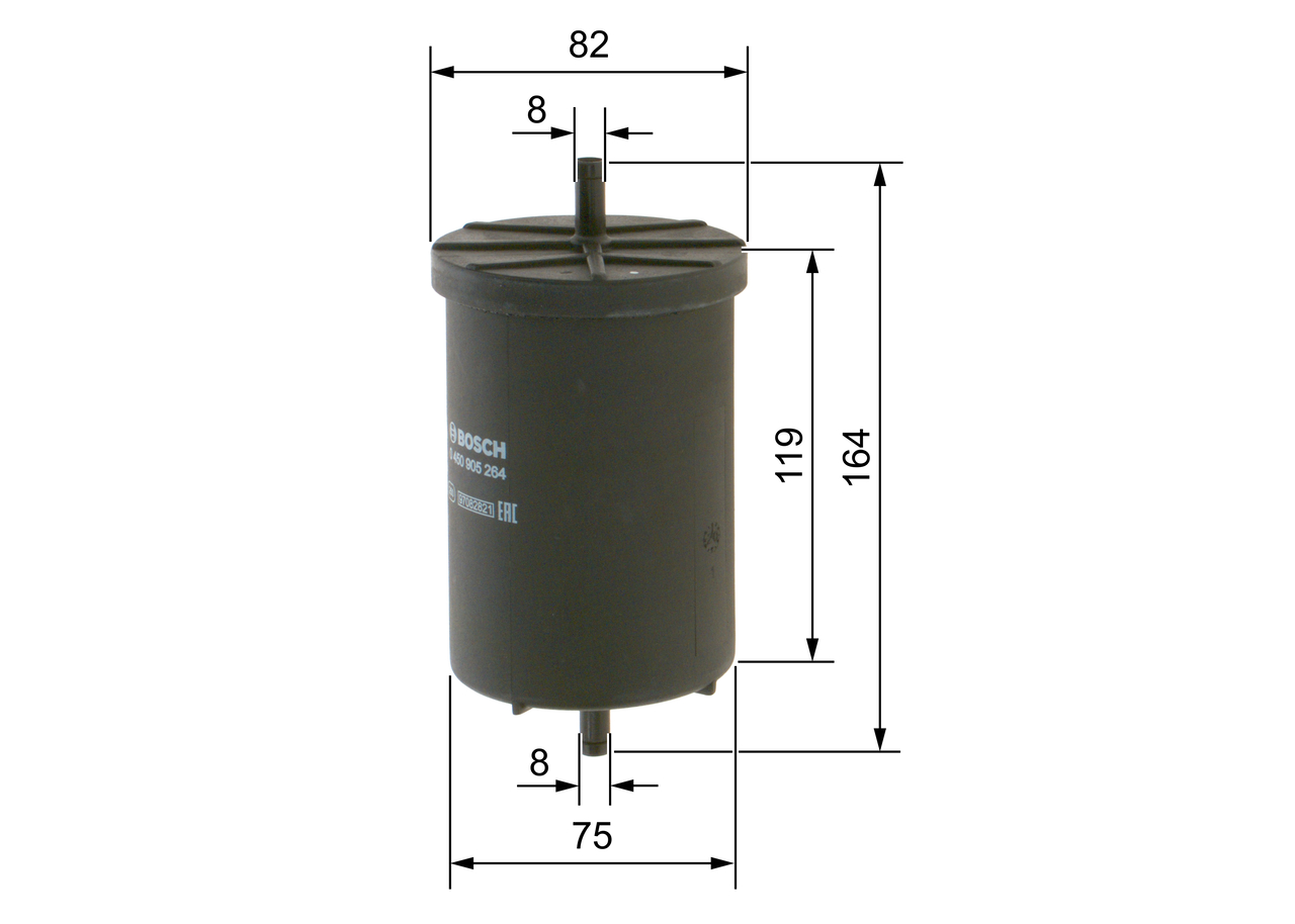 Fuel filter - 0 450 905 264 BOSCH