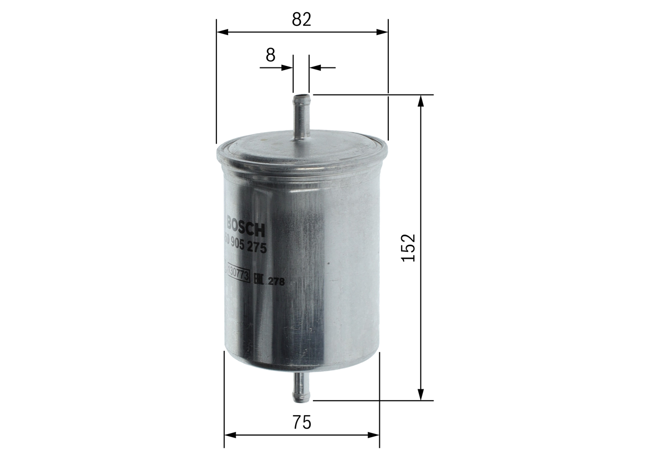 Fuel filter - 0 450 905 275 BOSCH