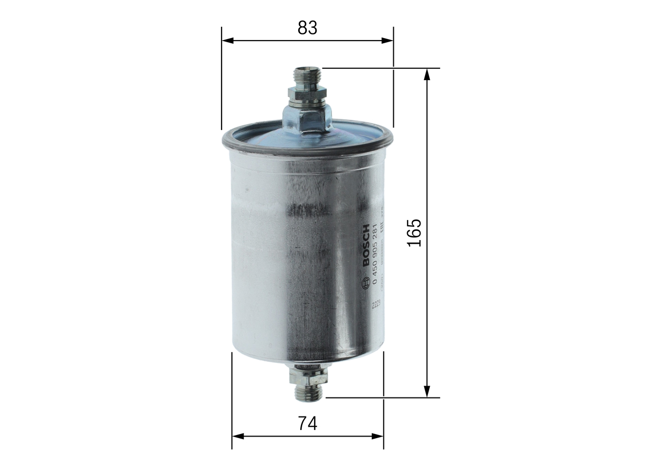 Fuel filter - 0 450 905 281 BOSCH