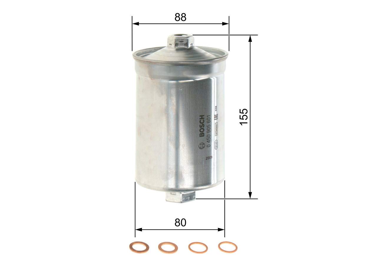 Fuel filter - 0 450 905 601 BOSCH