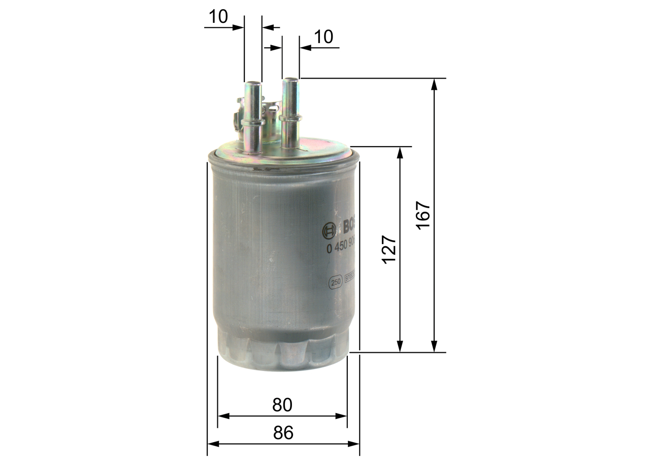 Fuel filter - 0 450 906 357 BOSCH