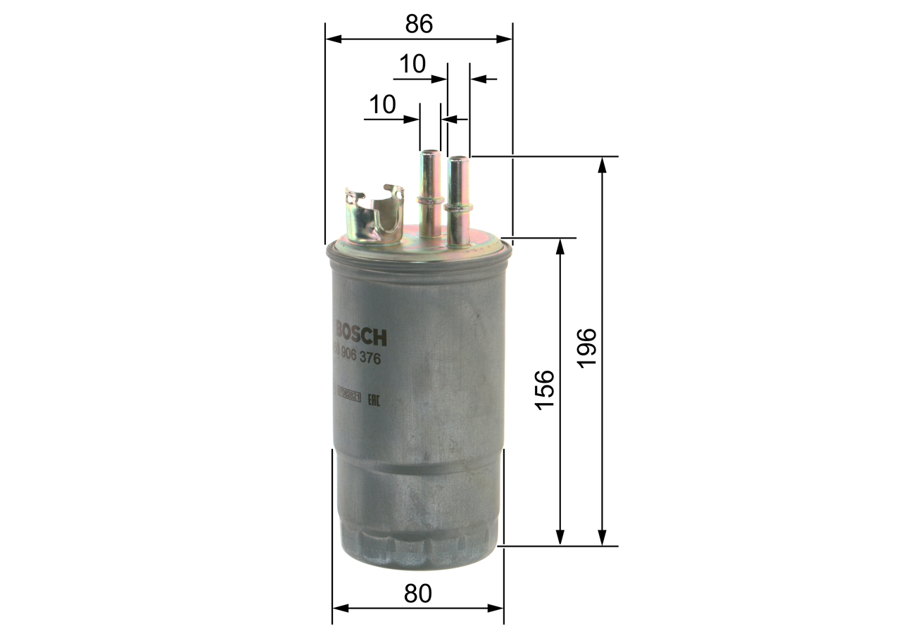 Fuel filter - 0 450 906 376 BOSCH