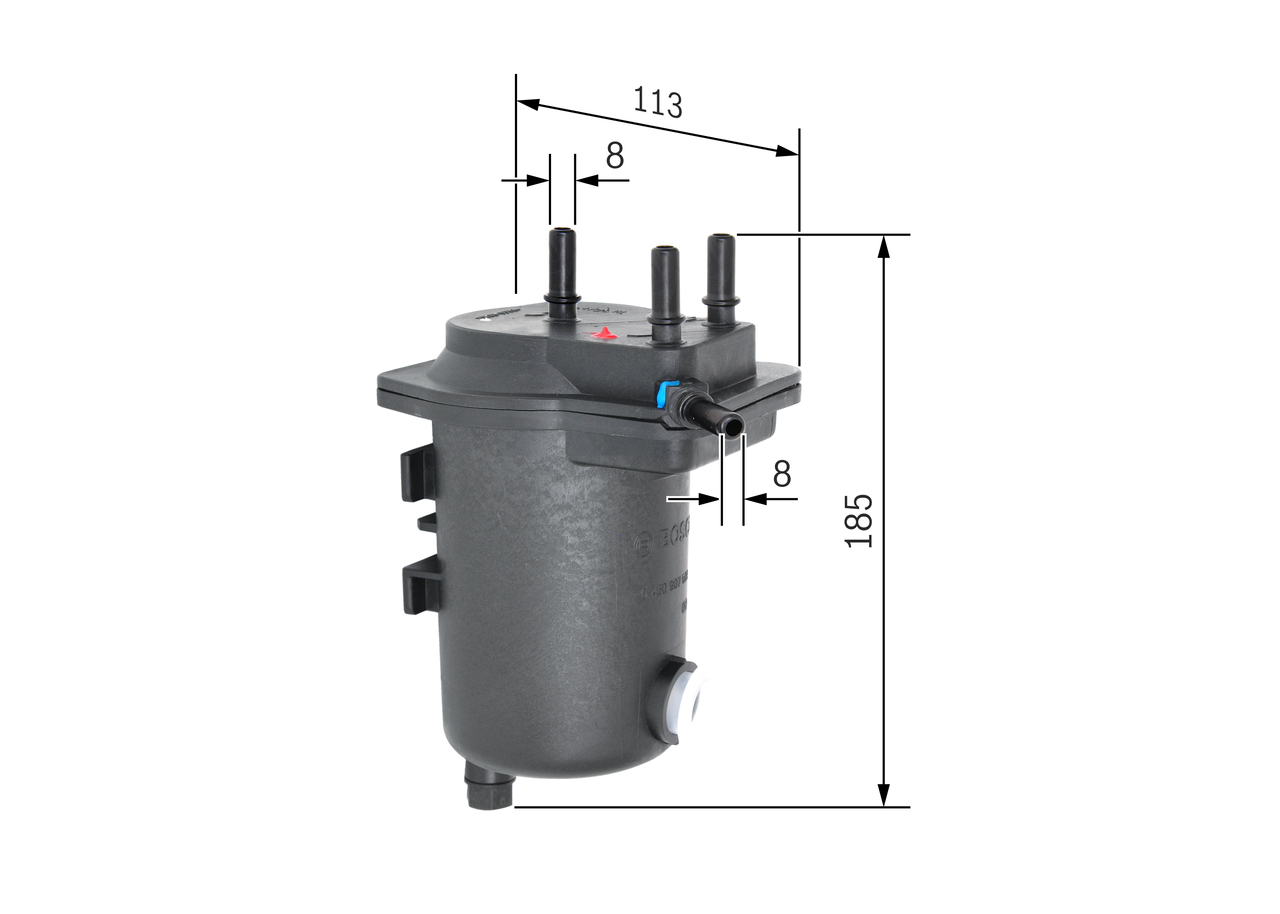 Топливный фильтр - 0 450 907 009 BOSCH