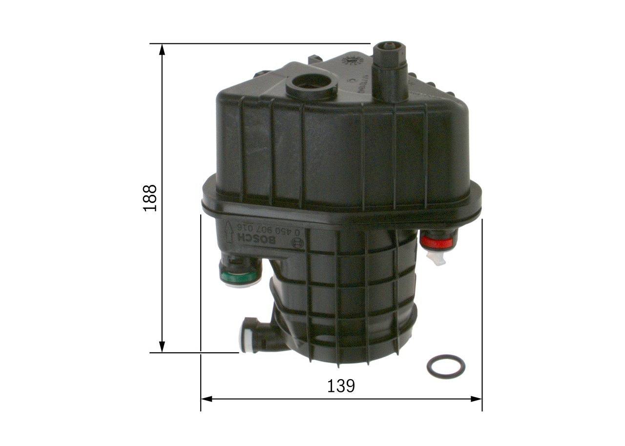 Fuel filter - 0 450 907 016 BOSCH