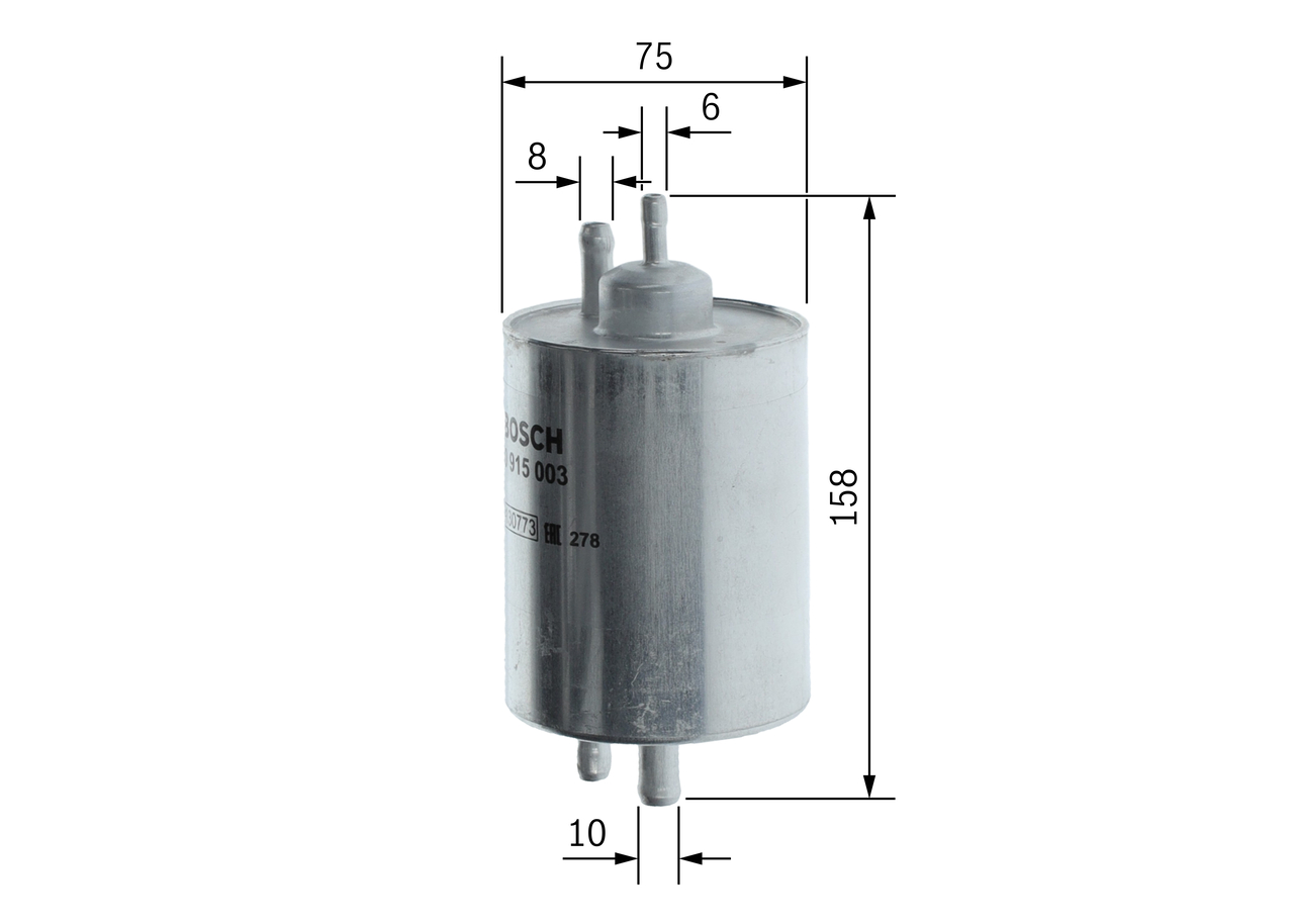 Fuel filter - 0 450 915 003 BOSCH