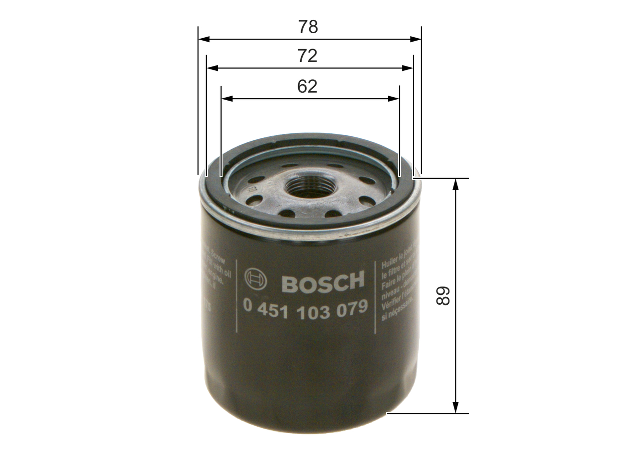 Oil Filter - 0 451 103 079 BOSCH