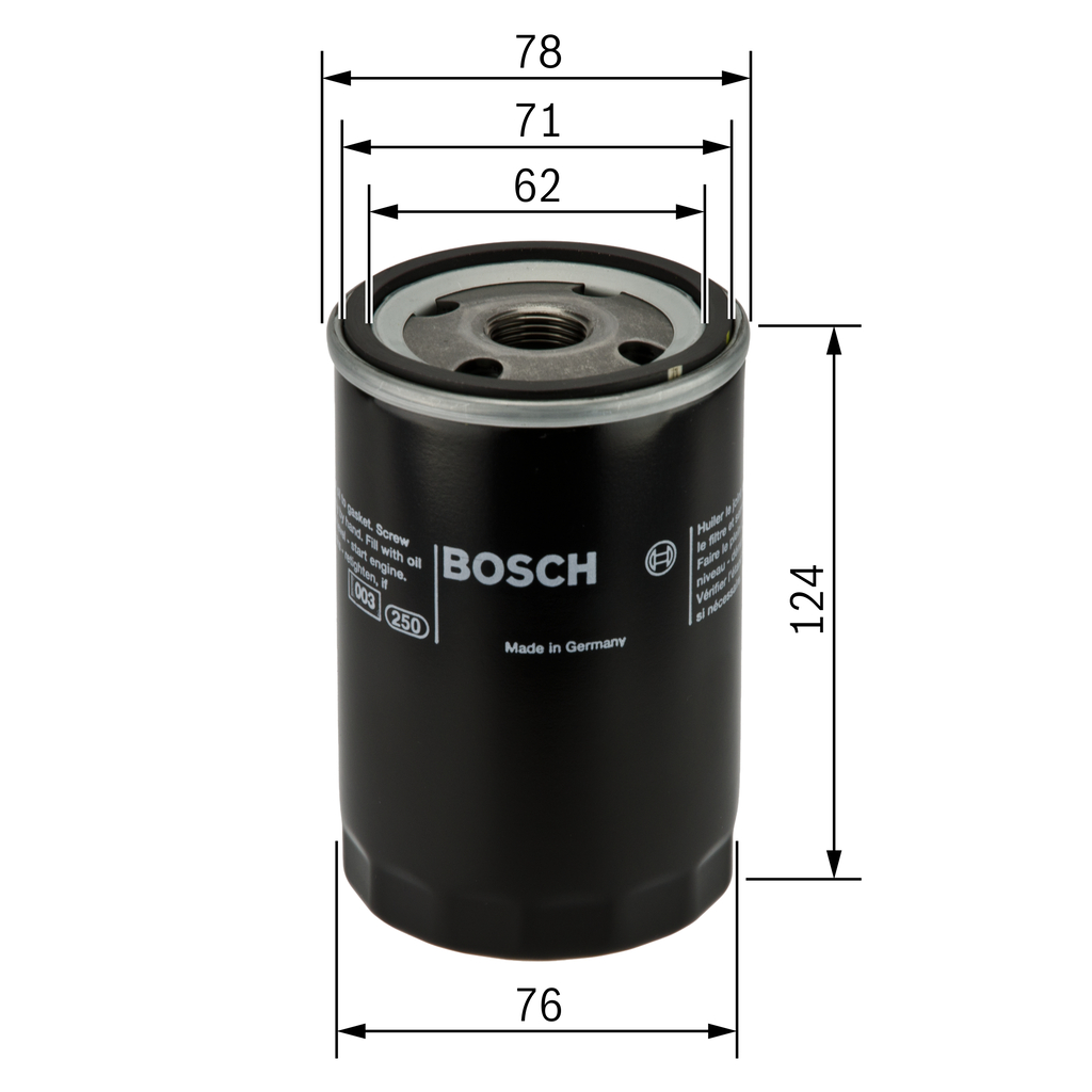 Oil Filter - 0 451 103 105 BOSCH