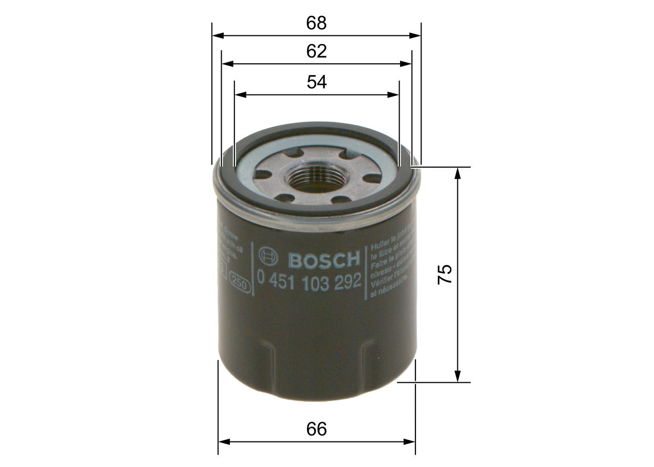 Oil Filter - 0 451 103 292 BOSCH