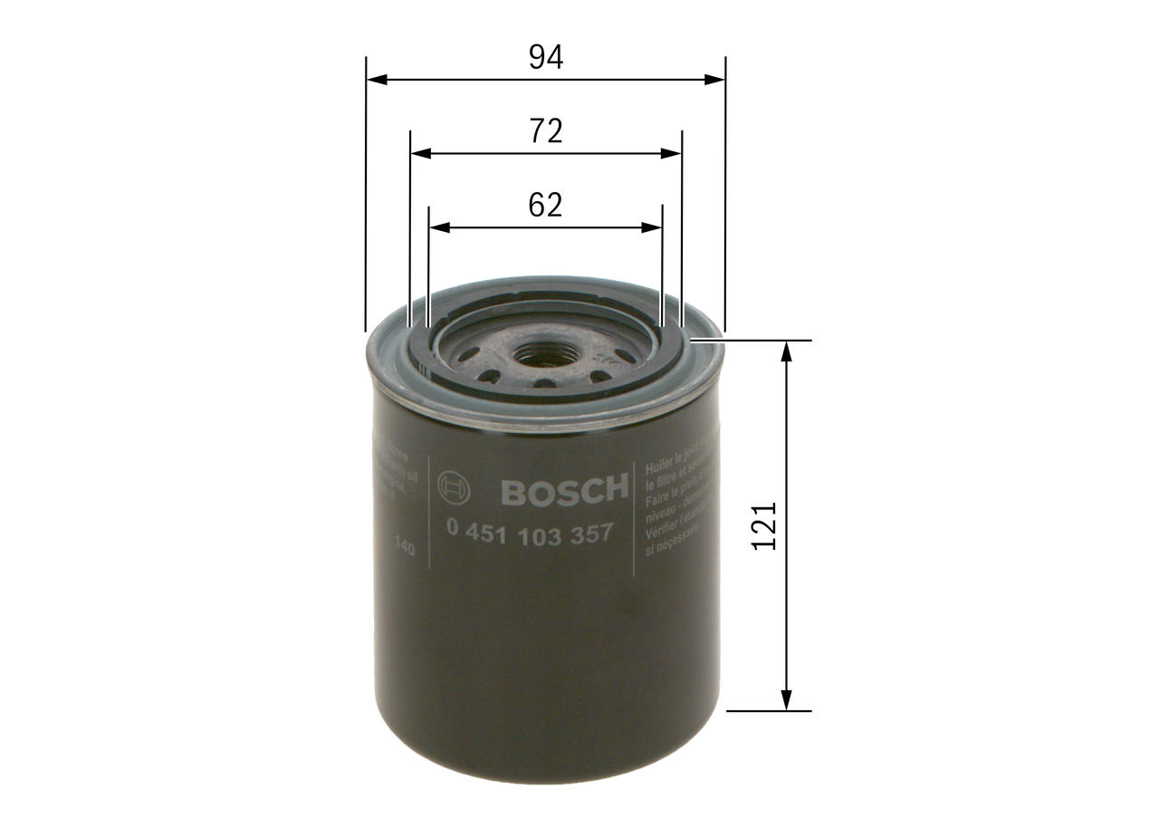 Масляный фильтр - 0 451 103 357 BOSCH