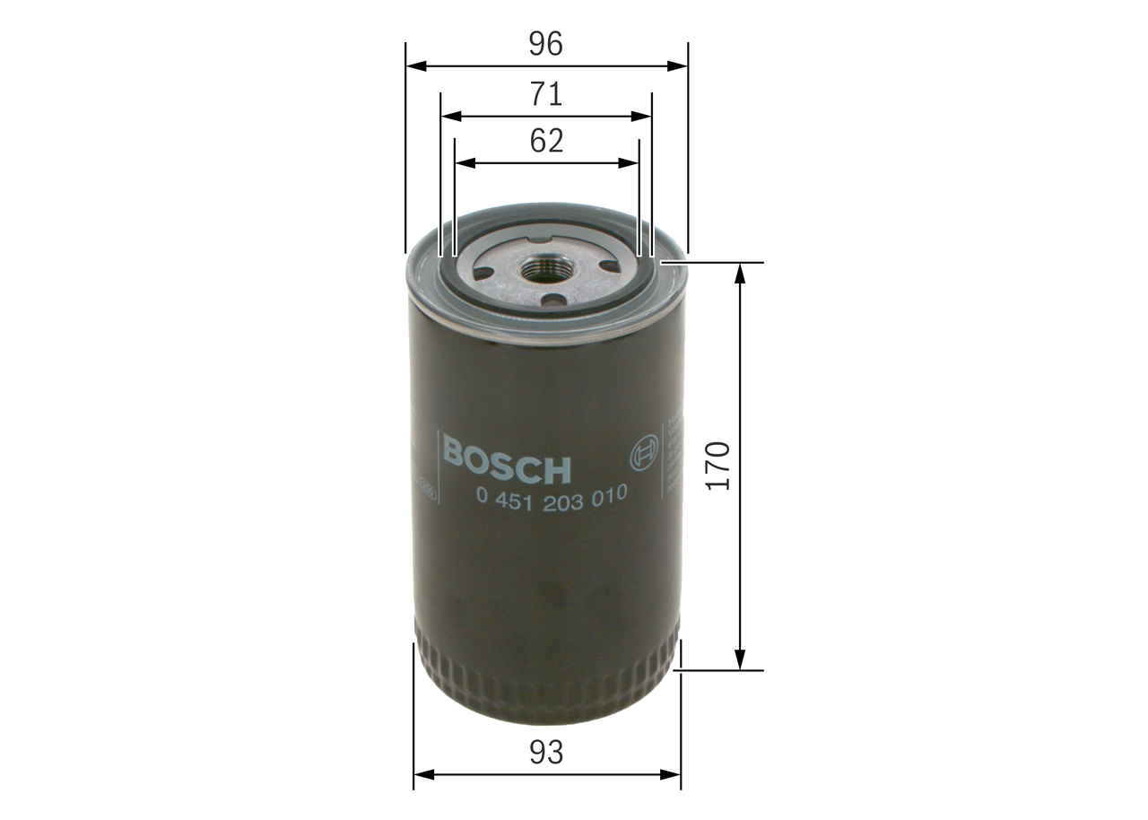 Oil Filter - 0 451 203 010 BOSCH