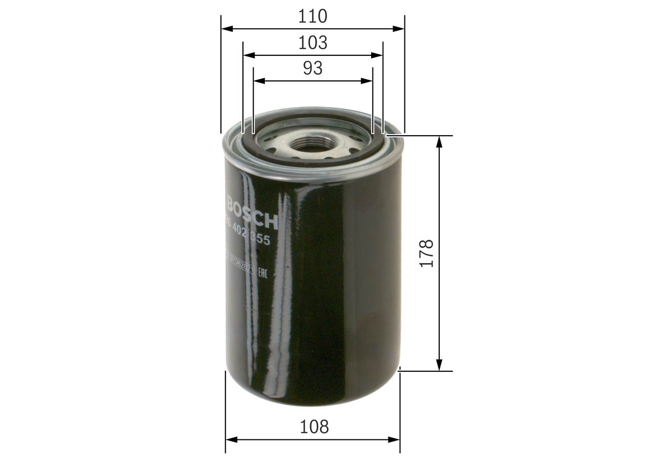 Oil Filter - 0 451 301 207 BOSCH
