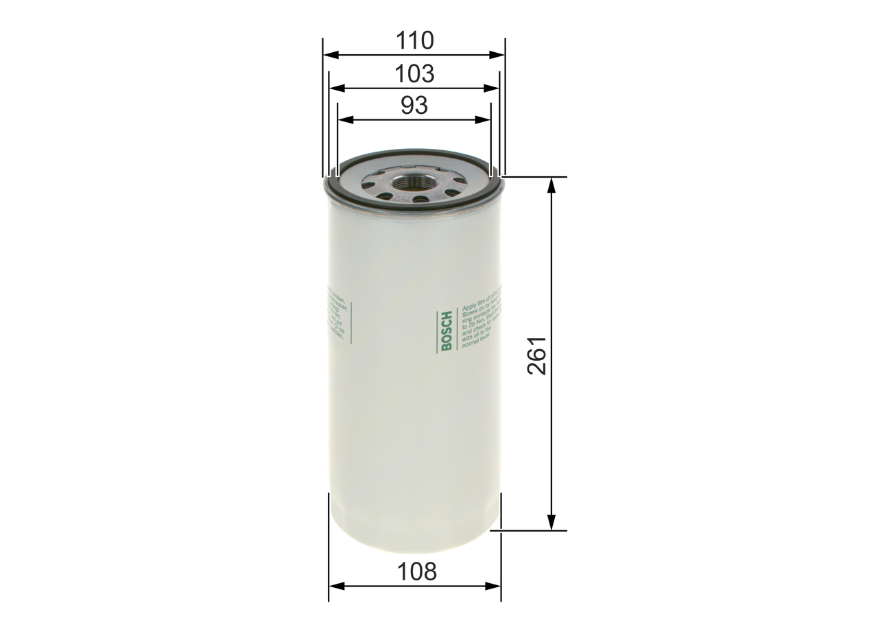 Oil Filter - 0 451 403 077 BOSCH