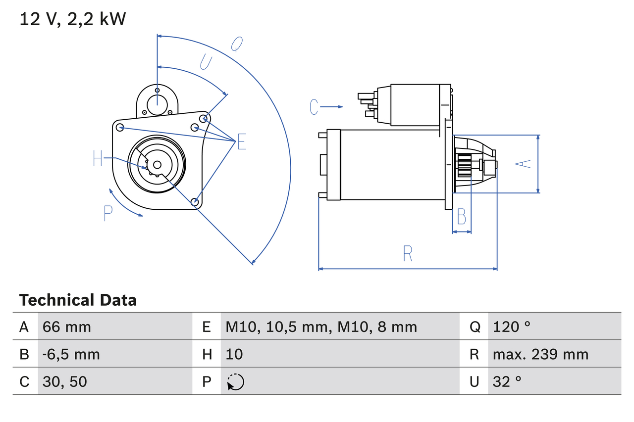 starteris - 0 986 020 141 BOSCH