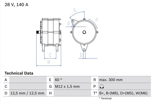 Alternatore - 0 986 045 990 BOSCH