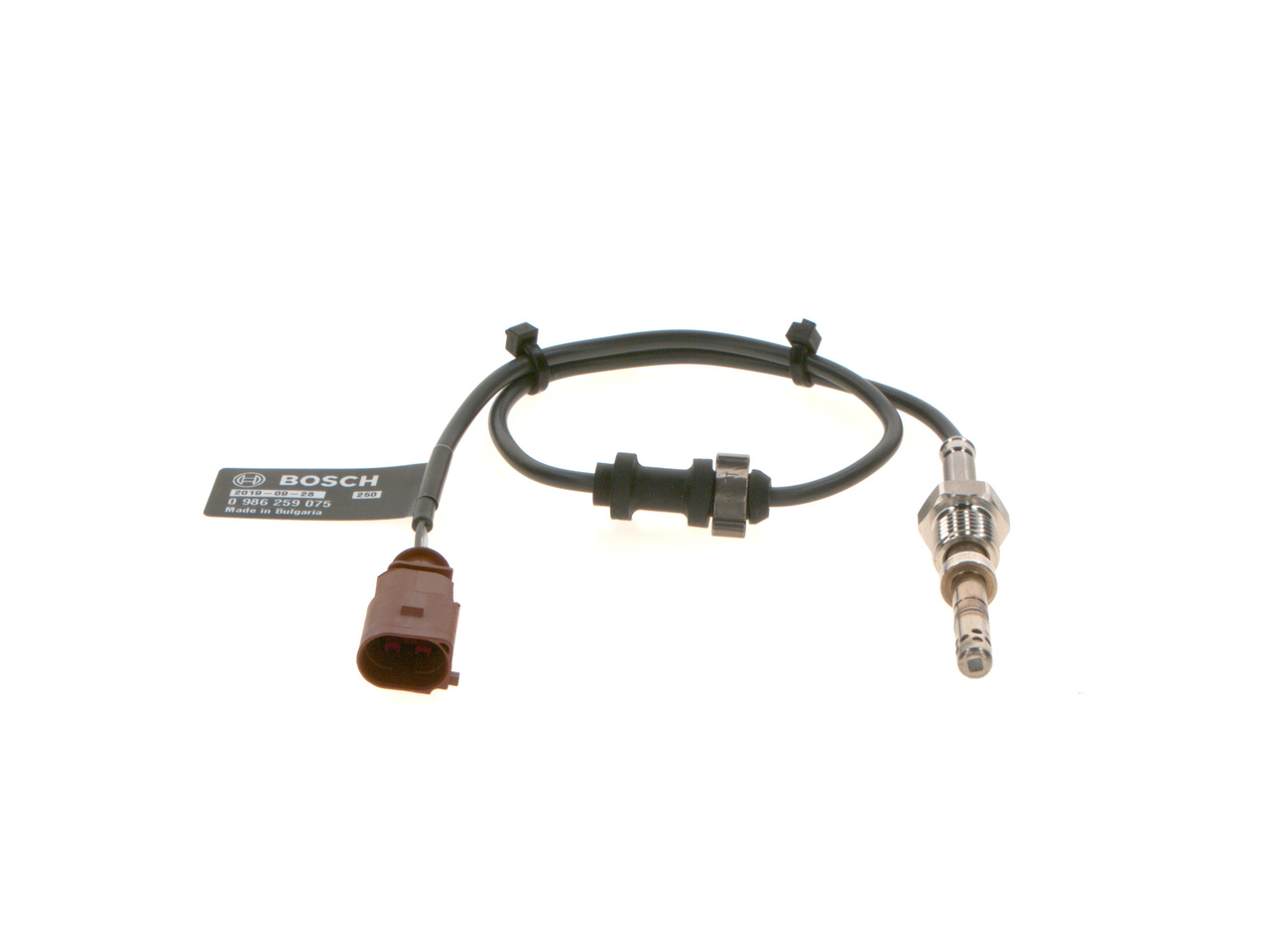 Sensore, Temperatura gas scarico - 0 986 259 075 BOSCH