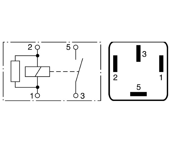 Relay, main current - 0 986 332 001 BOSCH