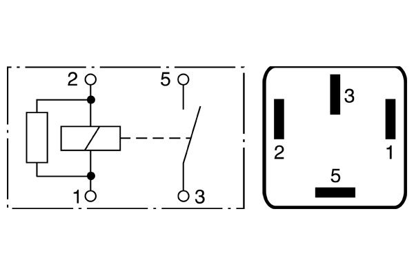 Relay, main current - 0 986 332 001 BOSCH