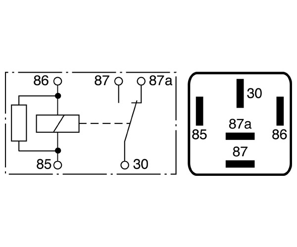 Relay, main current - 0 986 332 041 BOSCH