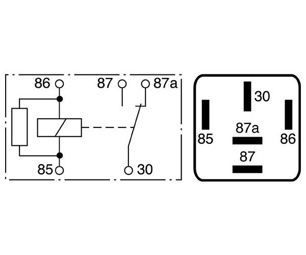 Relay, main current - 0 986 332 041 BOSCH