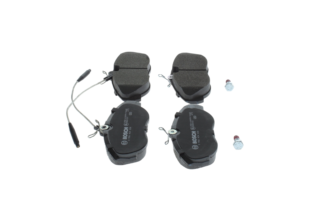 Brake Pad Set, disc brake - 0 986 424 030 BOSCH