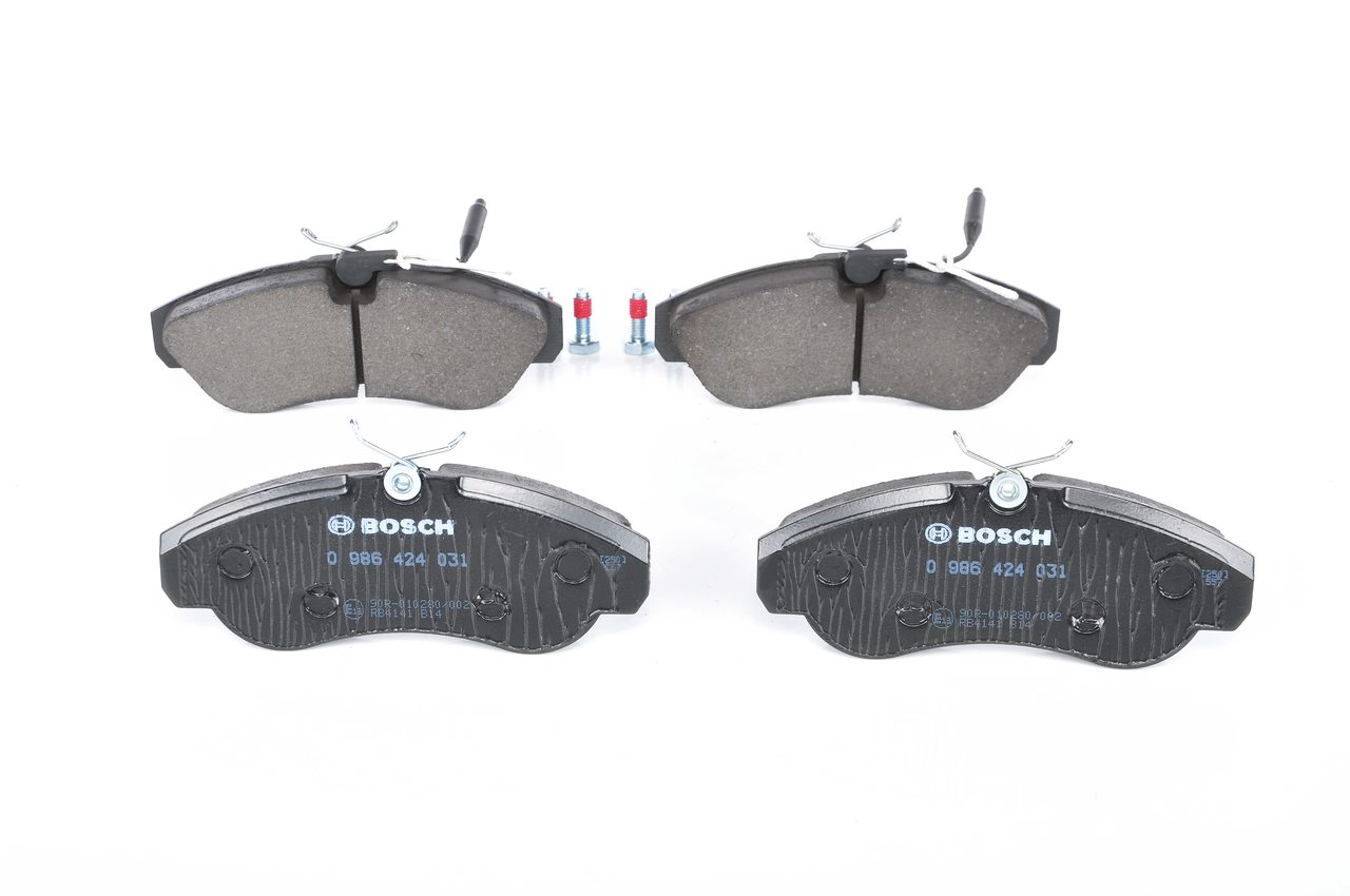 Brake Pad Set, disc brake - 0 986 424 031 BOSCH
