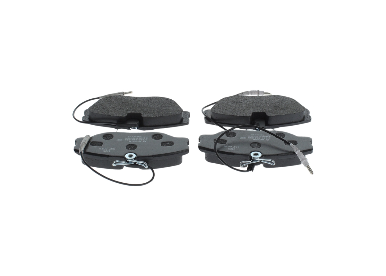 Brake Pad Set, disc brake - 0 986 424 033 BOSCH