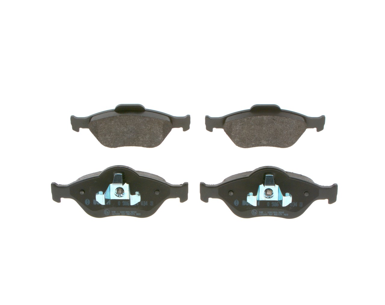 Kit pastiglie freno, Freno a disco - 0 986 424 034 BOSCH
