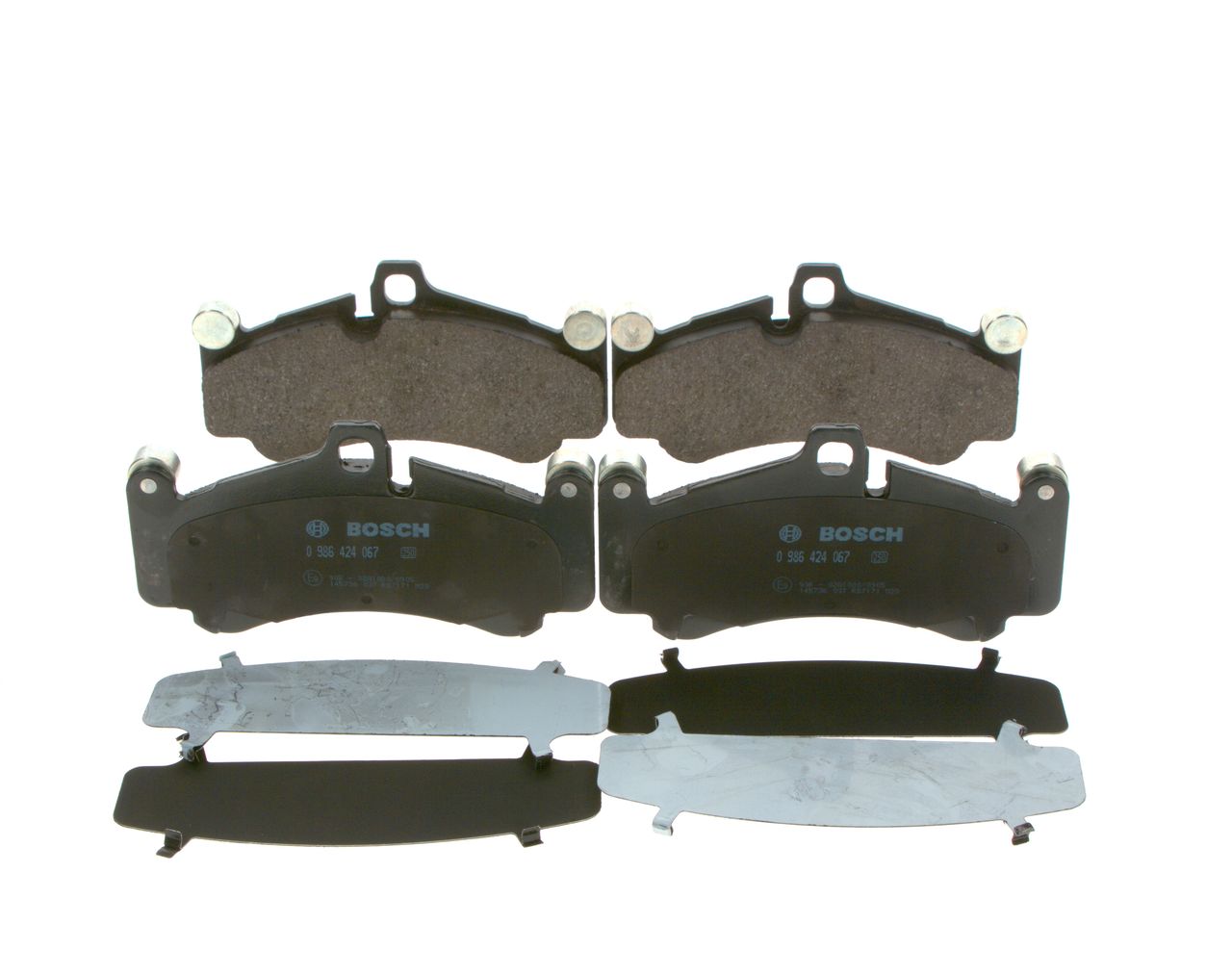 Brake Pad Set, disc brake - 0 986 424 067 BOSCH
