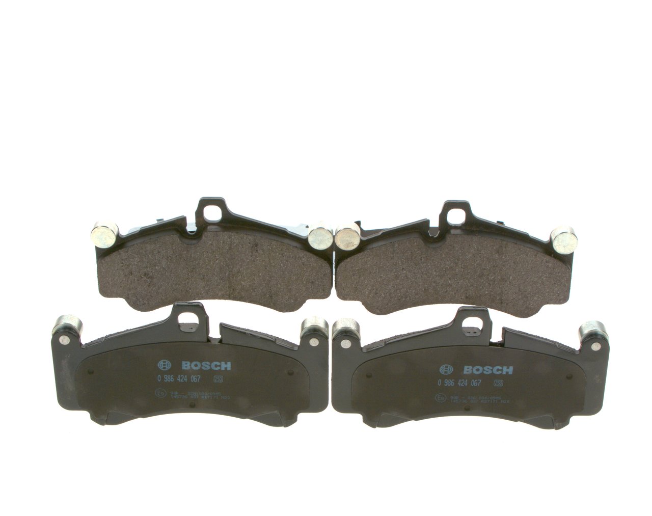 Brake Pad Set, disc brake - 0 986 424 067 BOSCH