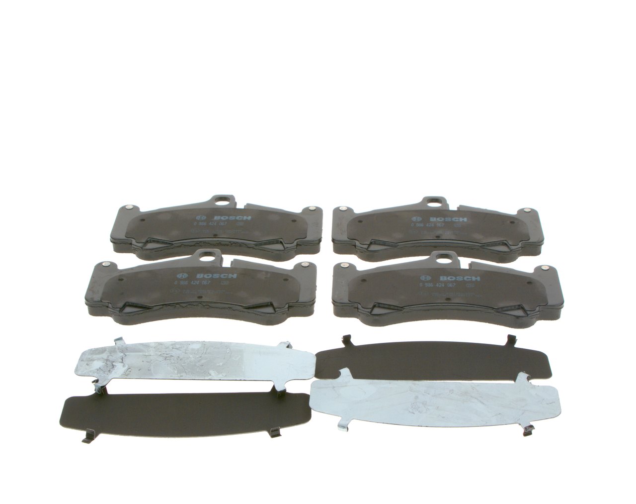 Brake Pad Set, disc brake - 0 986 424 067 BOSCH