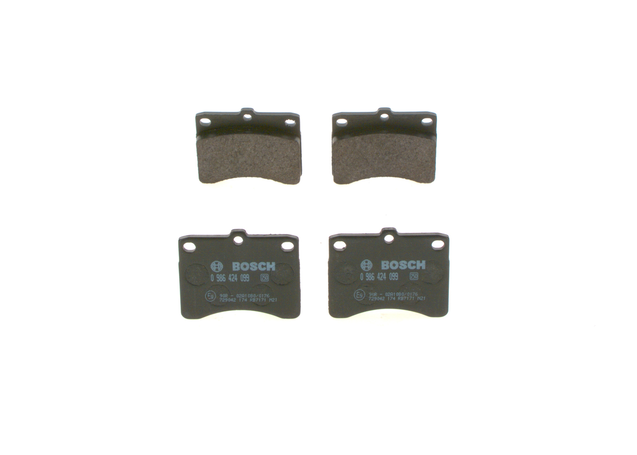 Kit pastiglie freno, Freno a disco - 0 986 424 099 BOSCH