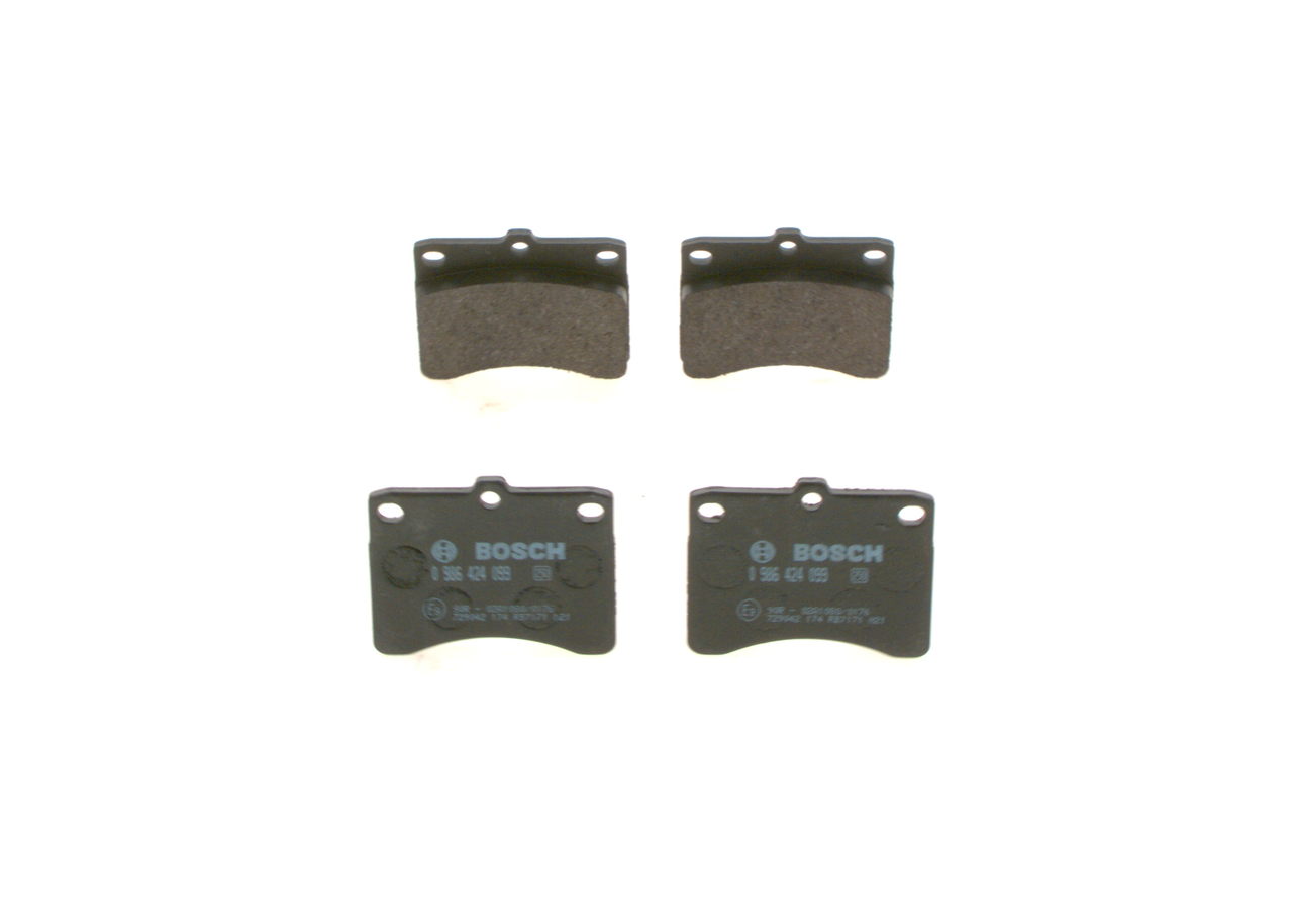 Kit pastiglie freno, Freno a disco - 0 986 424 099 BOSCH
