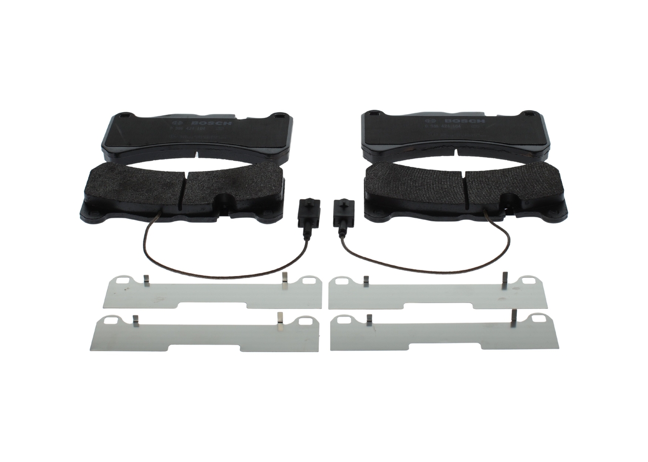 Brake Pad Set, disc brake - 0 986 424 104 BOSCH