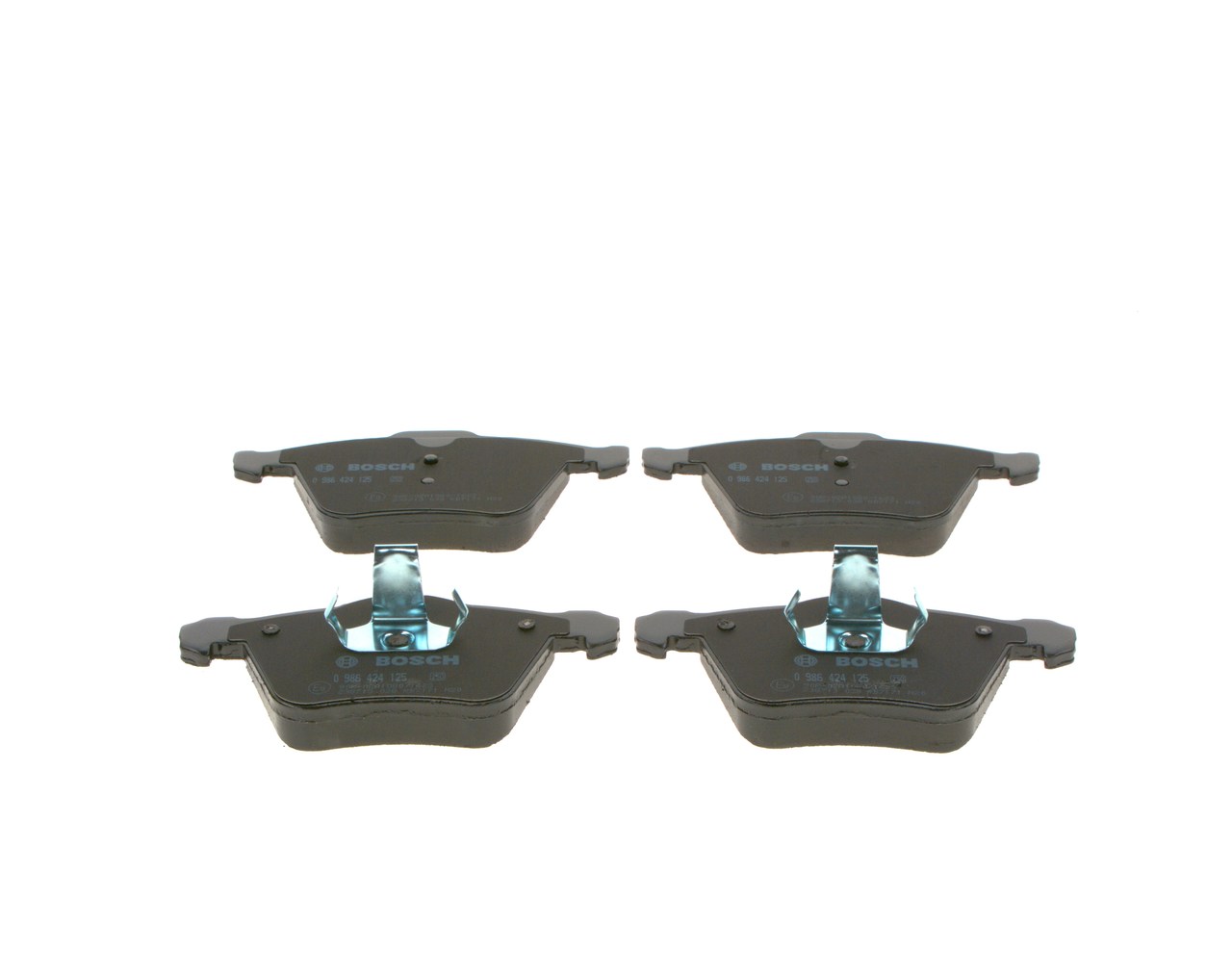 Brake Pad Set, disc brake - 0 986 424 125 BOSCH