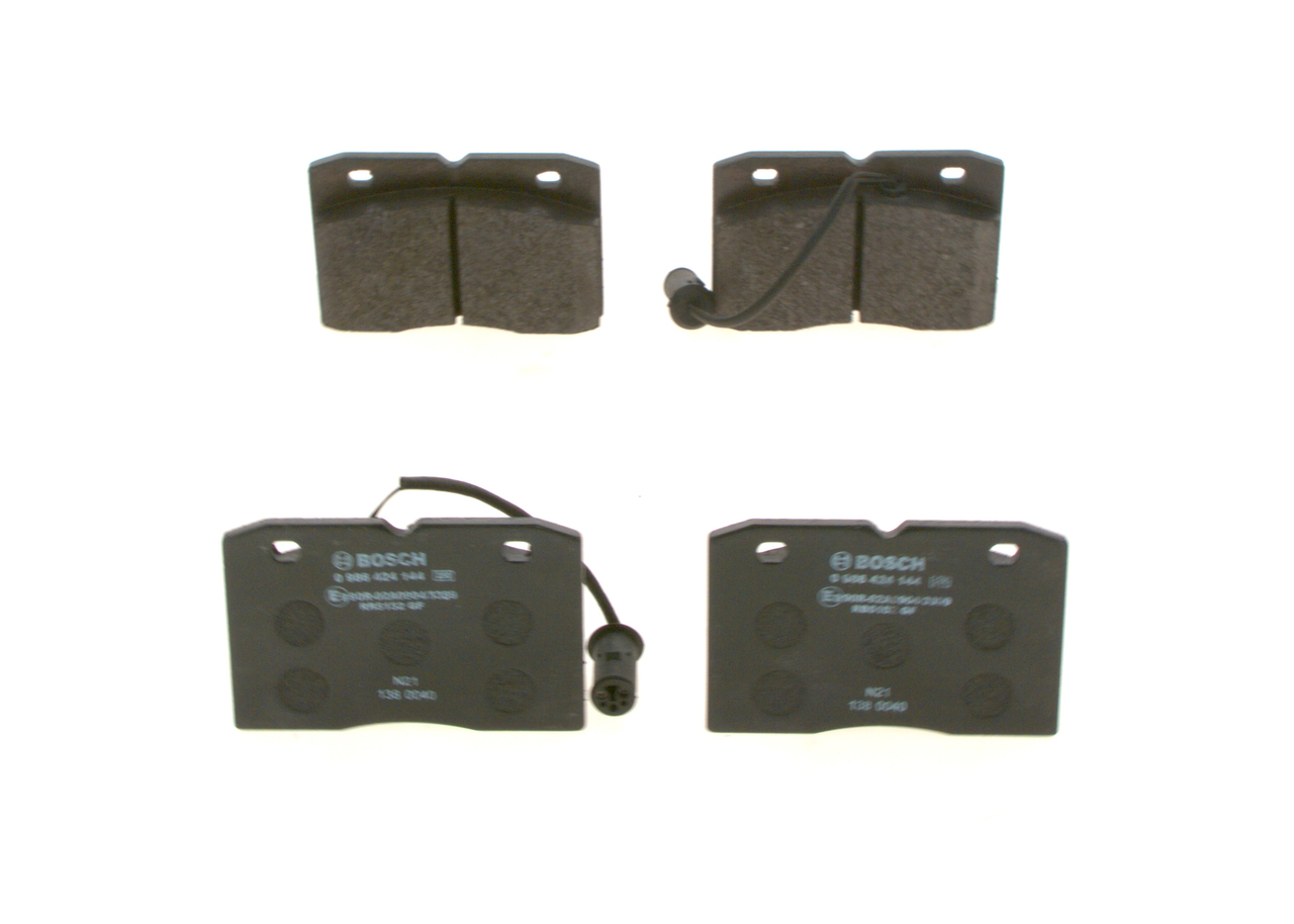Brake Pad Set, disc brake - 0 986 424 144 BOSCH