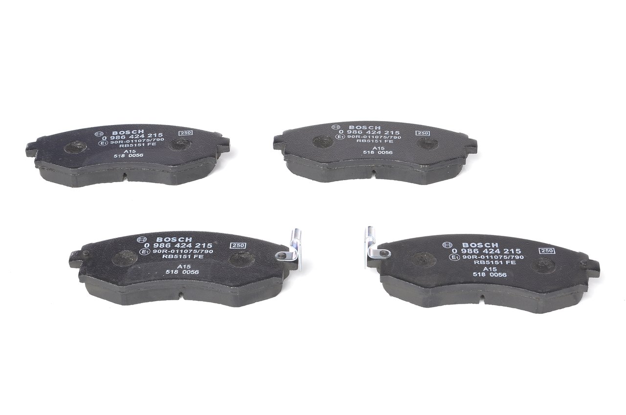 Brake Pad Set, disc brake - 0 986 424 215 BOSCH